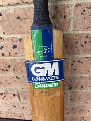 Gunn And Moore Scoremaster  Shane Warne Vintage Cricket Bat