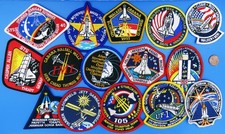 NASA PATCH Lot of 15 vtg Space Shuttle Asst Missions STS-40 thru 115 / 3"