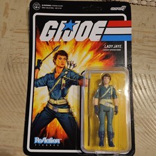 G.I. Joe Lady Jaye Super7 ReAction 3.75       Action Figure Convert Operations New