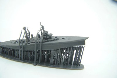 3D Printed 1/2000 USS Maryland-class battleship Unpainted Model Kit
