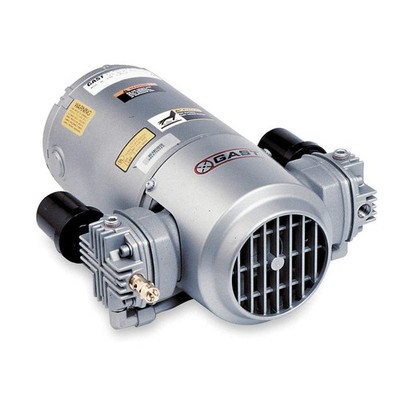 GAST 3LBA-10-M300AX Piston Air Compressor, 0.333 hp, 1 Phase 11X373