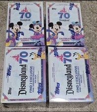2025 Topps (LOT OF 4 ) Disneyland 70th Anniversary Blaster Box