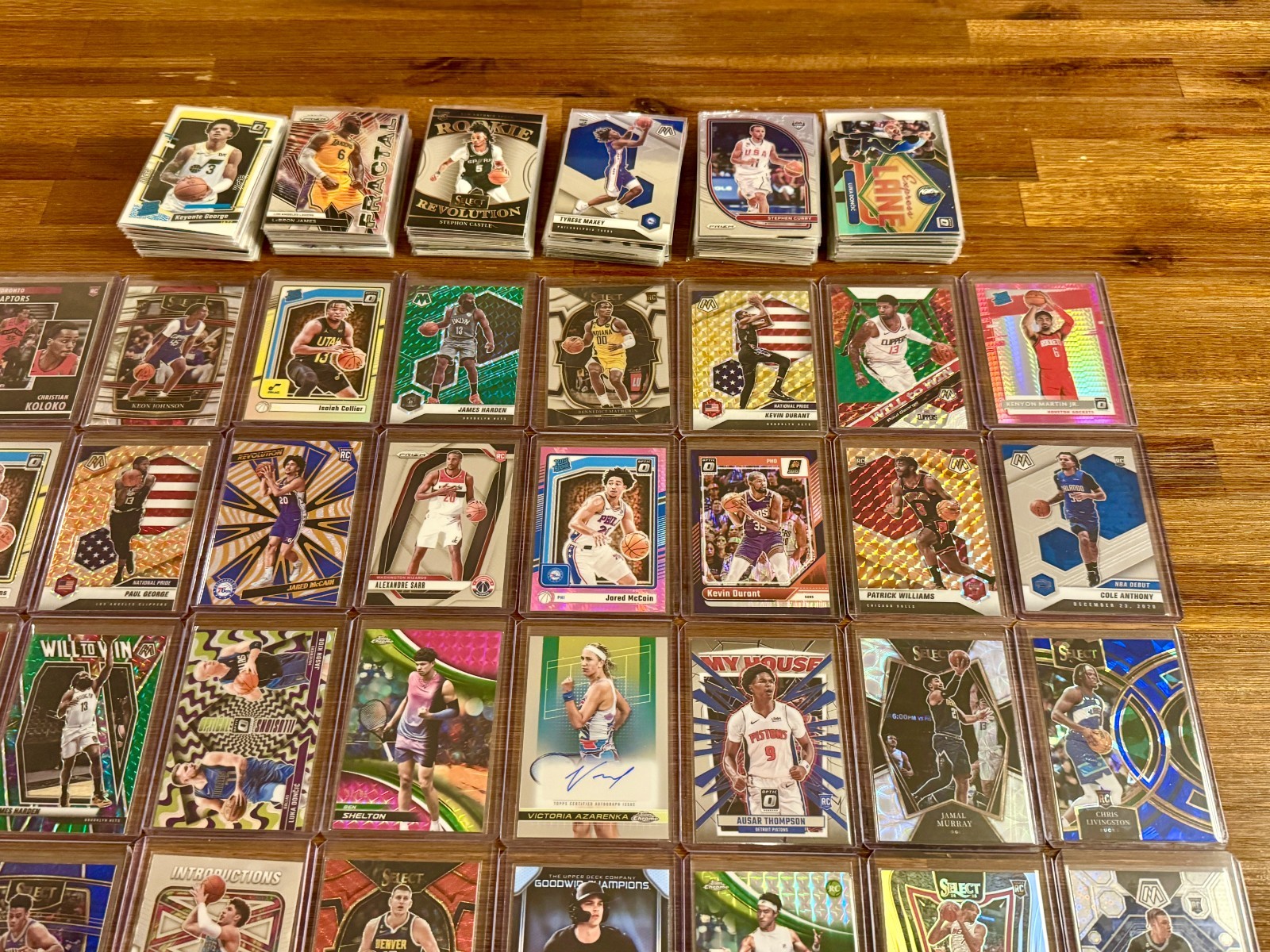 HUGE 200+ Sports Card VALUE LOT Numbered Auto Patch Insert HOF Rookie RC NBA NFL view 3
