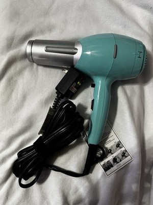 CHI ULTA BEAUTY Hair Dryer Teal Silver Black with Diffuser & Dryer Attachment