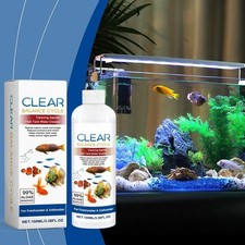 Fischbecken-Wasserreiniger stark wirksam 100 ml – Wasserklärer für Fischbecken