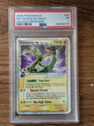 2006 Pokemon EX Dragon Frontiers PSA 1 Rayquaza #97 Holo FRESH SLAB CASE