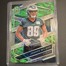 SSP Johnny Wilson  Neon Green Die Cut RC /30 Color Match#155 Panini Spectra2024 