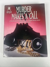 NEW packaged Vintage Bepuzzled Murder Makes a Call Mystery Jigsaw Puzzle 1994