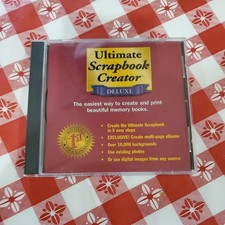 Ultimate Scrapbook Creator Deluxe - Palladium Interactive 1998 CD - Windows 95,