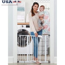 Extra Wide Baby Safety Gate Pressure Mount Locking System Child Pet Safety Gate