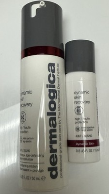 2 DERMALOGICA Dynamic Skin Recovery SPF50 : 50ml(1.7oz) & 0.5 oz.New 2027. NoBox