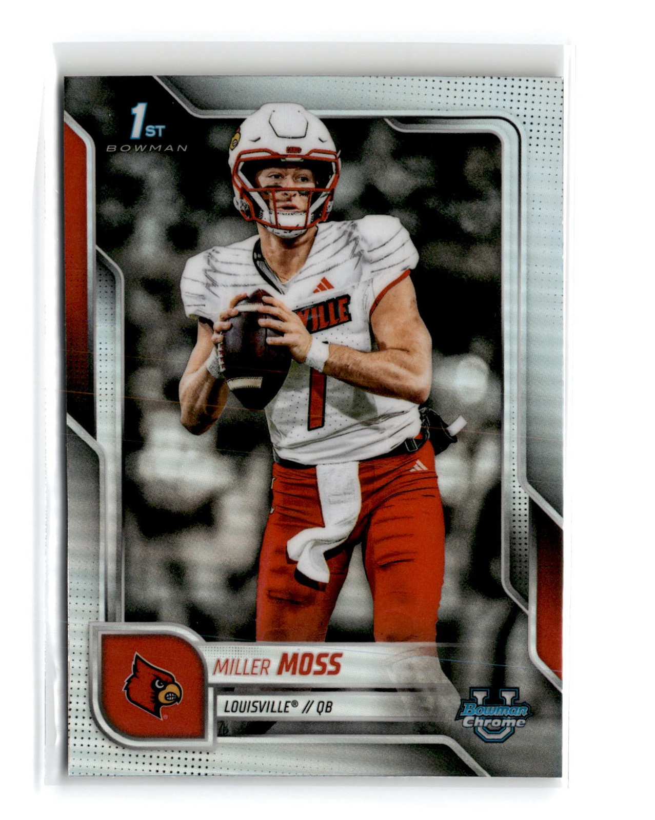 Miller Moss 2025 Bowman University Chrome Refractor #141