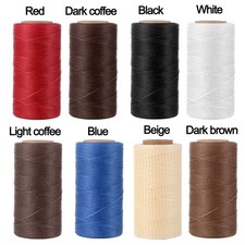 260M 0.8mm Sewing Waxed Thread 150D Hand Stitching Cord for Leather DIY Craft