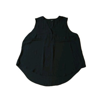Torrid Harper 4 Womens Tank Basic Semi Sheer Black Pockets