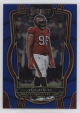 2022 Panini Select Club Level Blue Prizm 25/99 Akiem Hicks #208 1by6