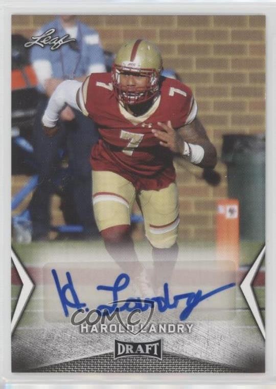 Harold Landry Panini Prizm Rookie Autographs #HL White Sparkle 1/1