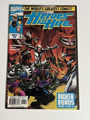 HEROES FOR HIRE #6 (Marvel, 1997) Ostrander & Ferry ~ Ant-Man Joins