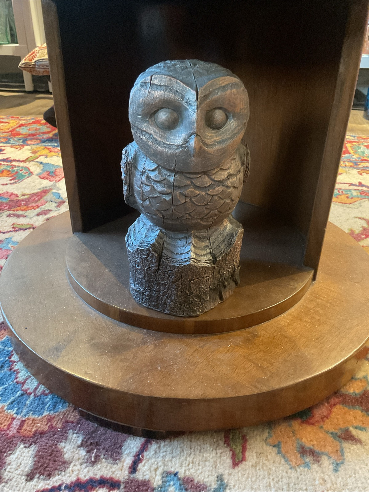 Owl Statuette Hollow Resin By DUNELM 