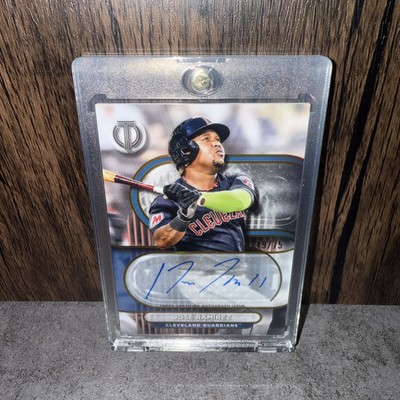2024 Topps Tribute - Tribute Autographs Gold #TA-JR Jose Ramirez /75 (AU)
