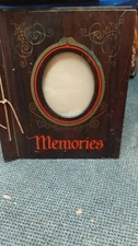 Handcrafted in New England Pine wood memory photo album (CB)