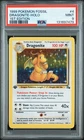 1999 POKEMON FOSSIL 1ST EDITION #4 DRAGONITE-HOLO PSA 9