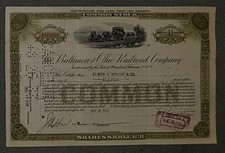 The Baltimore and Ohio Railroad Company 1933  11 Shares