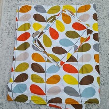 Orla Kiely Classic Print 100%Cotton Multi Stem DoubleDuvet Cover + 4 Pillowcases