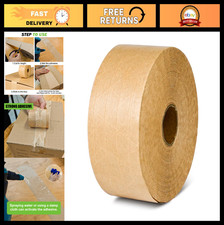 Reinforced Water Activated Kraft Paper Tape 2.75 inch x 450 Feet