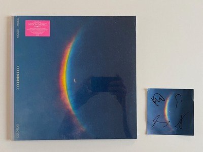 COLDPLAY - Moon Music First Edition Pink Eco Vinyl New Numbered - signed