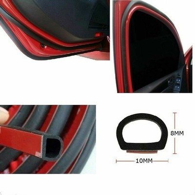 Car Truck Door Small D-shape Rubber Seal Strip OEM Hollow 160'' 4M Sales M1015 QL