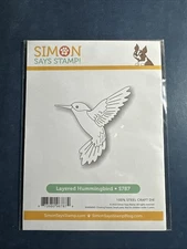 NEW! Simon Says Stamp-LAYERED HUMMINGBIRD Die (6 pieces) see photo, Birds