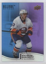 2021-22 Upper Deck Allure Rainbow Blue Purple 118/199 Mathew Barzal #R-84 02wt