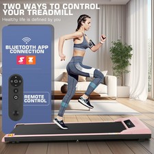 2.5HP Under Desk Treadmill Walking Pad for Home Office with Bluetooth  Remote