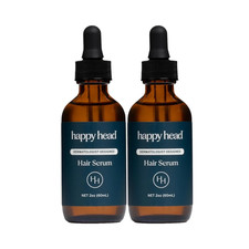  2-Pack Happy Head Hair Regrowth Serum - Leave In Scalp  Hair Treatment Drops