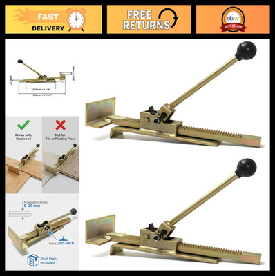 Hardwood Flooring Jacks 2 Pack - Positioning Tool for Easy Installation & Alignm