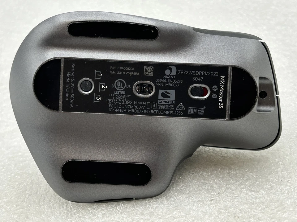 Logitech MX Master 3S MR0077 Wireless Mouse for Mac - Space Gray W/ FREE S/H - Image 3 of 4