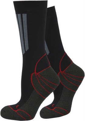 2 Paar Allround Sportsocken mit X Static Silberfaser & Polsterung Komfortbund