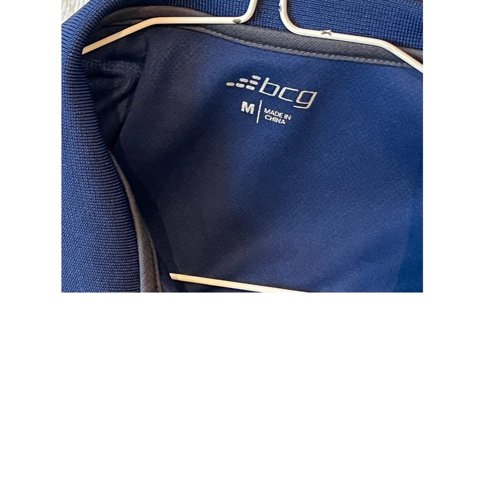 Camisa polo de golf BCG azul para hombre M  Foto 3 de 3