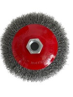 RundbüRsten DrahtbüRsten 125Mm BüRsten Gewellt Winkelschleifer Flex Vago 3X