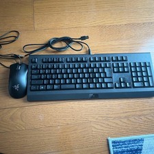Razer Gaming Keyboard CYNOSA LITE Wired USB JP Black with Mouse Set Unused