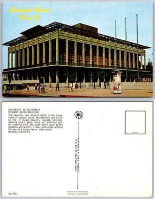 Student Union Building University Of California Berkeley CA Postcard