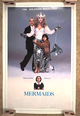 Mermaids 1990 Movie Poster 27x41 Winona Ryder Christina Ricci Cher Rolled