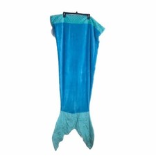 Blankie Tails Mermaid Blanket Kids Tail Cozy Couch Pullover Blue OS