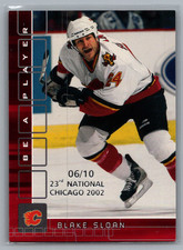 2001-02 In the Game Be A Player Memorabilia - Blake Sloan #452 NSCC National /10