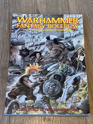 Warhammer Fantasy Roleplay 1st Edition WFRP Book Games Workshop GW