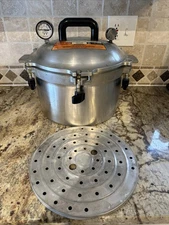All American 925 25 qt. Canner Pressure Cooker - Silver