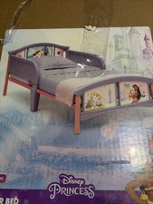 Kids Bed Disney Princess 3D Toddler Bed Pink Comfort Safe Sleep for Little Girls