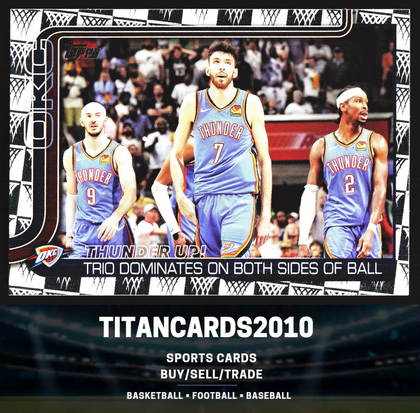 Shai Gilgeous-Alexander #288 Basketball Cards 2025 Topps trading card — raw and PSA graded price guide