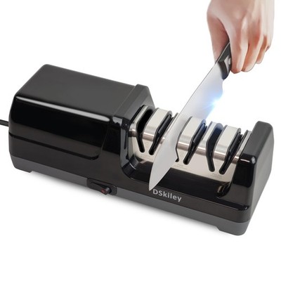 Electric Knife Sharpener for Kitchen   Professional 3-Stage 100% Diamond Syst...