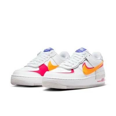 Nike Air Force 1 Shadow White Sundial Siren Red Sneakers DZ1847-100 Womens Size